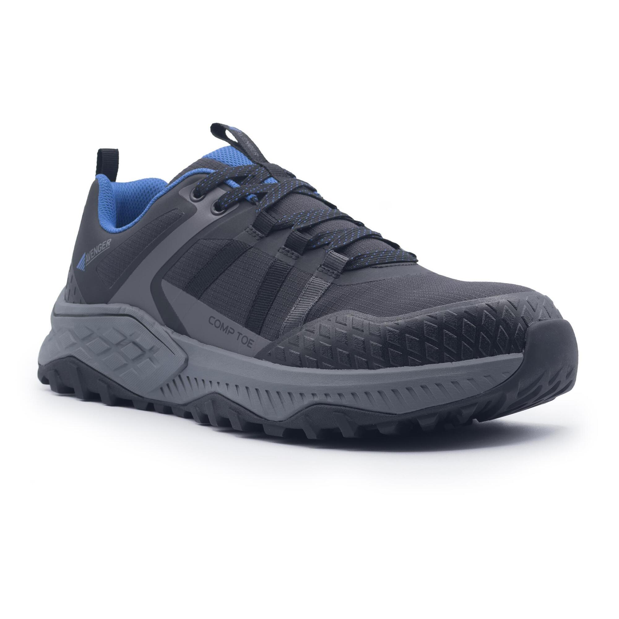Avenger Work Boots AERO TRAIL- Black /Blue - Men's Shoes